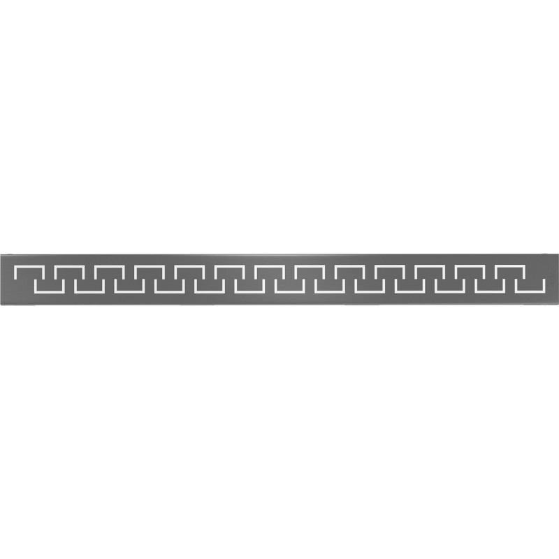 Mexen Flat M15 kryt pro lineární odtok 50 cm, kartáčovaná gun šedá - 1E24050