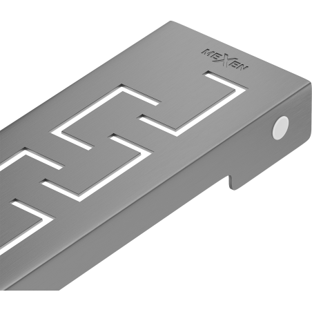 Mexen Flat M15 kryt odtokového žlabu 90 cm, gun gray kartáčovaný - 1E24090