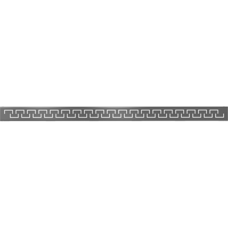 Mexen Flat M15 kryt na lineární odtok 100 cm, gun gray kartáčovaný - 1E24100