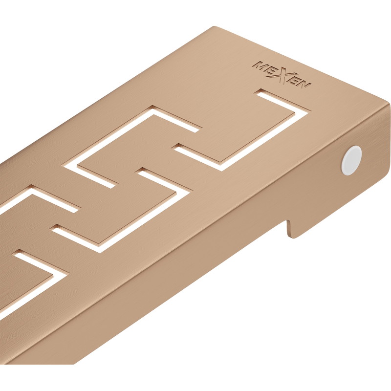 Mexen Flat M15 maskovací deska pro lineární odtok 50 cm, kartáčovaná měď - 1C24050