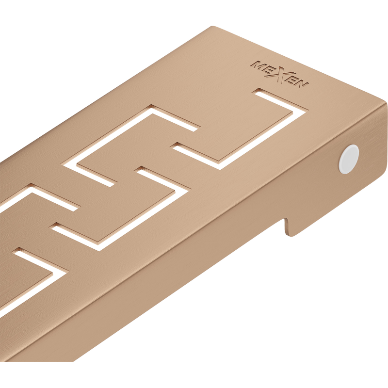 Mexen Flat M15 kryt na liniový odtok 90 cm, kartáčovaná měď - 1C24090