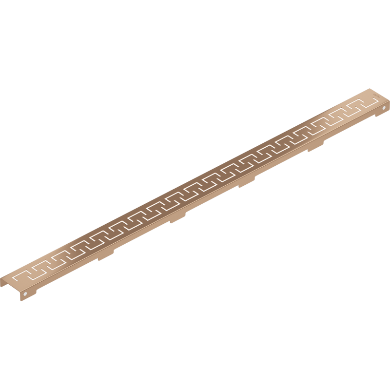 Mexen Flat M15 krytka na liniový odtok 100 cm, kartáčovaná měď - 1C24100