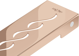 Mexen Flat M18 krytina pro liniový odtok 60 cm, růžové zlato - 1623060