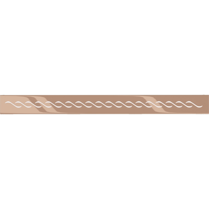 Mexen Flat M18 kryt na lineární odtok 70 cm, růžové zlato - 1623070