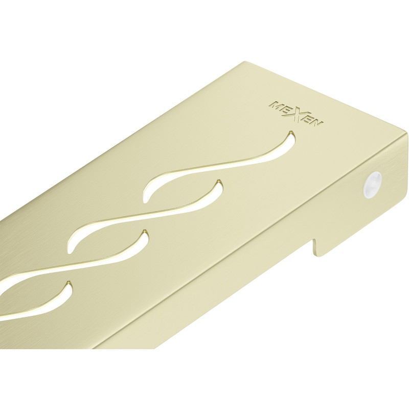 Mexen Flat M18 kryt pro liniový odtok 50 cm, zlatý kartáčovaný - 1A23050