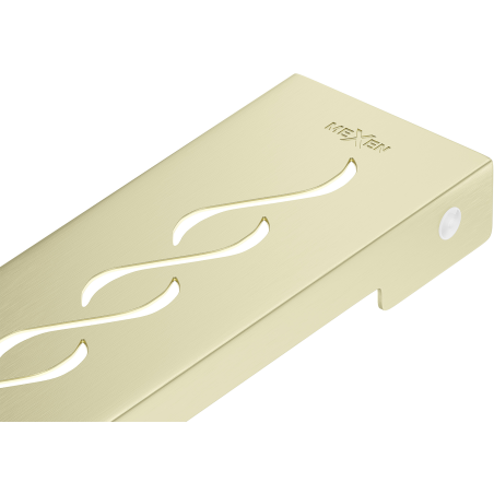 Mexen Flat M18 kryt na lineární odtok 60 cm, zlatý kartáčovaný - 1A23060