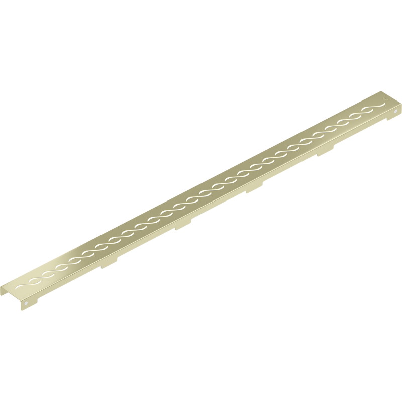 Mexen Flat M18 kryt na liniový odtok 100 cm, zlatý kartáčovaný - 1A23100