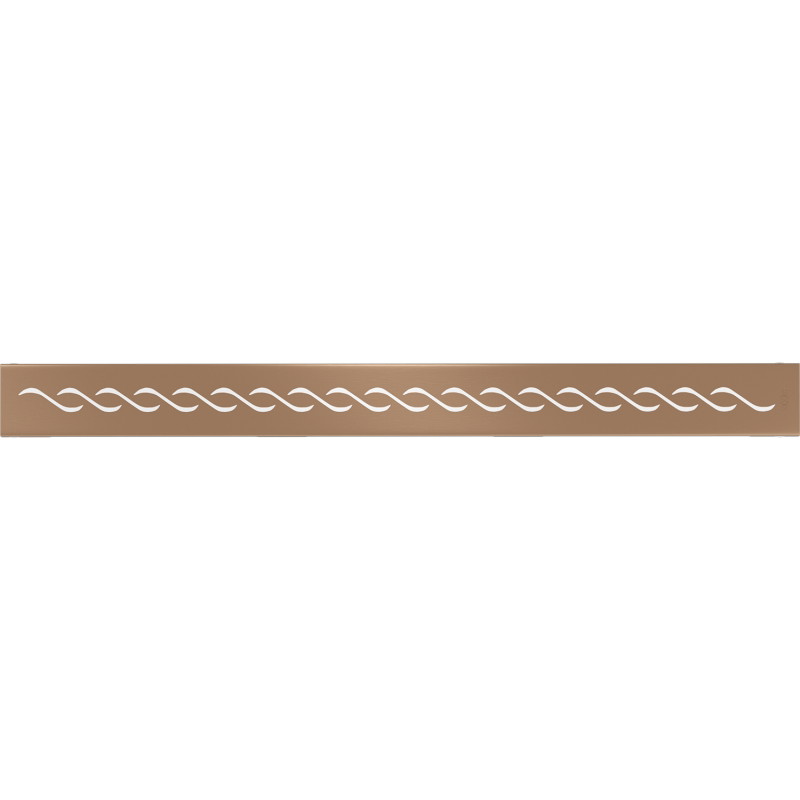 Mexen Flat M18 kryt pro liniový odtok 50 cm, kartáčovaná měď - 1C23050