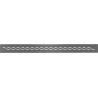 Mexen Flat M18 kryt pro lineární odtok 50 cm, kartáčovaný gun gray - 1E23050
