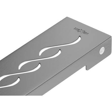 Mexen Flat M18 kryt odtokového žlabu 70 cm, kartáčovaná gun gray - 1E23070
