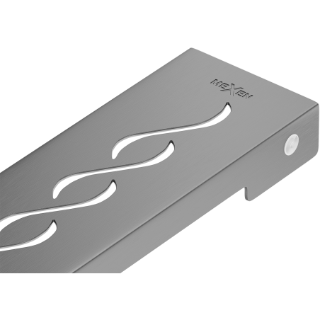 Mexen Flat M18 kryt na liniový odtok 80 cm, kartáčovaný gun gray - 1E23080