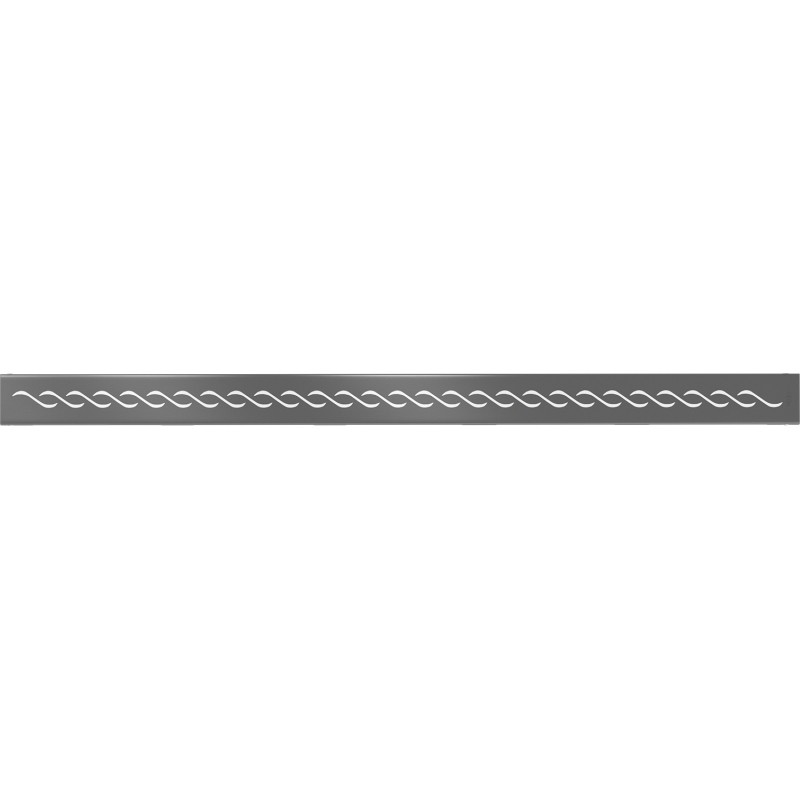 Mexen Flat M18 krytka pro liniový odtok 90 cm, kartáčovaný gun gray - 1E23090