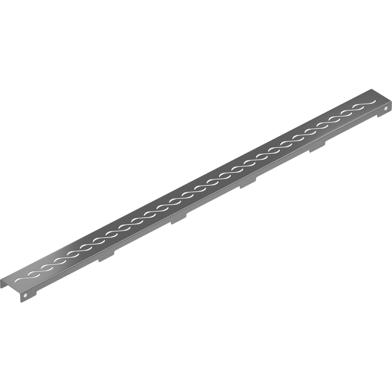 Mexen Flat M18 kryt pro liniový odtok 100 cm, kartáčovaný gun gray - 1E23100