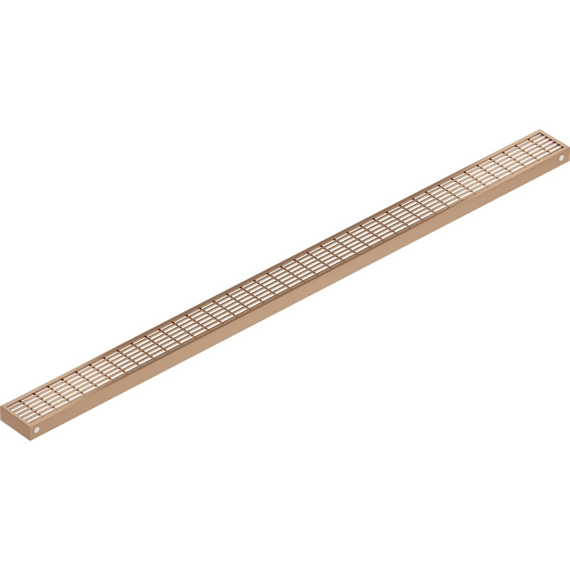 Mexen Flat M33 kryt na lineární odtok 100 cm, kartáčovaná měď - 1C33100