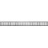 Mexen Flat M33 kryt pro liniový odtok 60 cm, kartáčovaný gun gray - 1E33060
