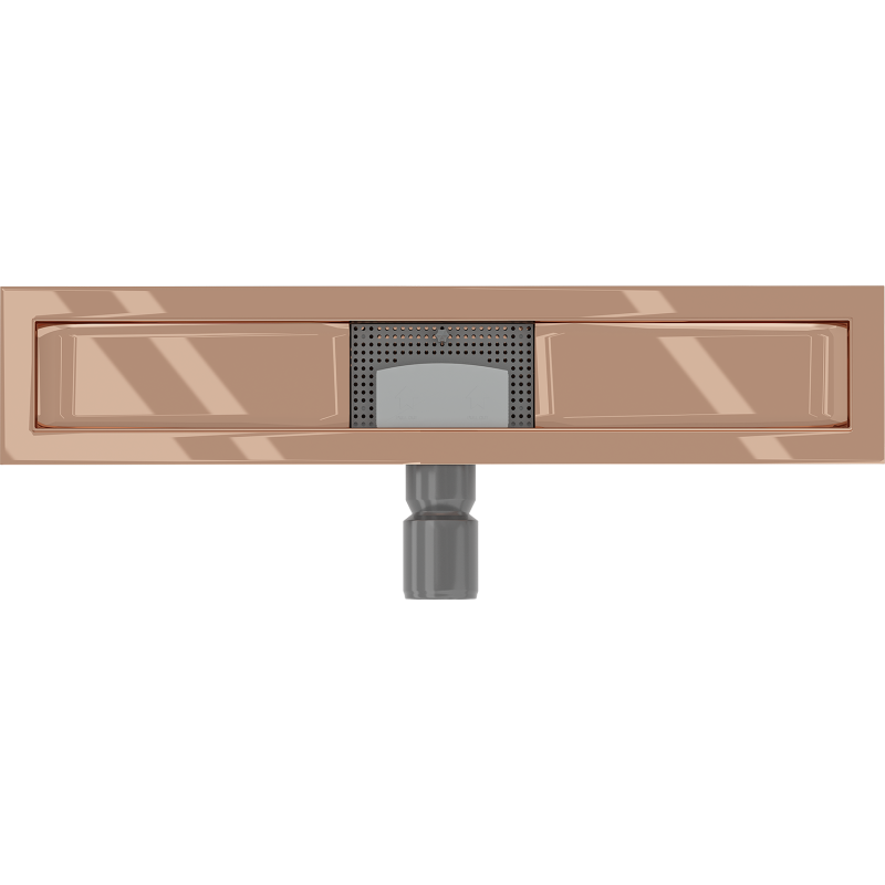 Mexen Flat těleso pro liniový odtok 60 cm, růžové zlato - 1615060