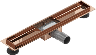 Mexen Flat těleso pro liniový odtok 50 cm, růžové zlato - 1615050