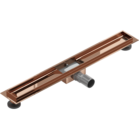 Mexen Flat tělo pro liniový odtok 70 cm, růžové zlato - 1615070