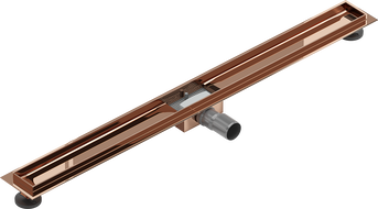 Mexen Flat tělo pro liniový odtok 100 cm, růžové zlato - 1615100