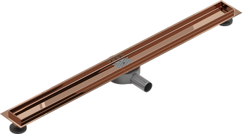 Mexen Flat 360° tělo pro otočný liniový odtok 100 cm, růžové zlato - 1640100