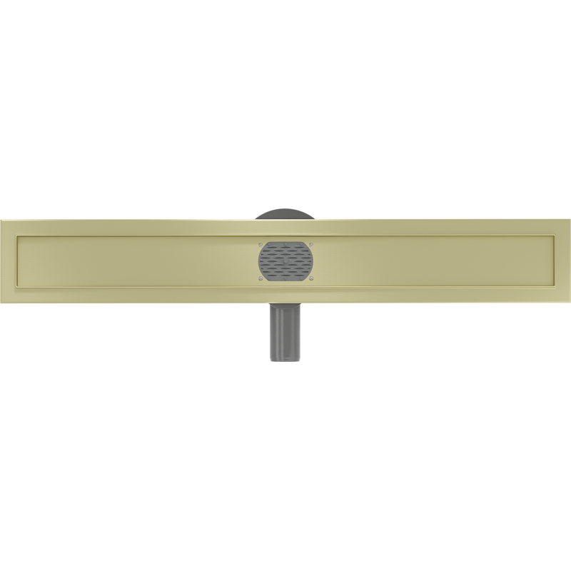 Mexen Flat 360° otočný korpus pro lineární odtok 70 cm, zlatý kartáčovaný - 1A40070