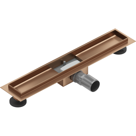 Mexen Flat těleso lineárního odtoku 60 cm, kartáčovaná měď - 1C15060
