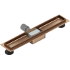 Mexen Flat těleso lineárního odtoku 60 cm, kartáčovaná měď - 1C15060