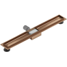 Mexen Flat tělo pro lineární odtok 70 cm, kartáčovaná měď - 1C15070