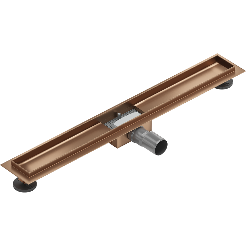 Mexen Flat korpus pro liniový odtok 80 cm, kartáčovaná měď - 1C15080