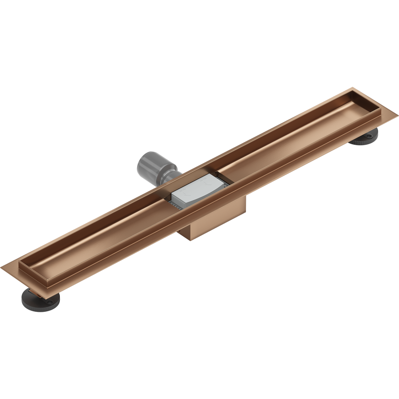 Mexen Flat korpus pro liniový odtok 80 cm, kartáčovaná měď - 1C15080