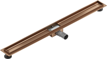 Mexen Flat korpus pro liniový odtok 100 cm, kartáčovaná měď - 1C15100
