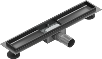 Mexen Flat tělo pro liniový odtok 50 cm, gun gray kartáčovaný - 1E15050
