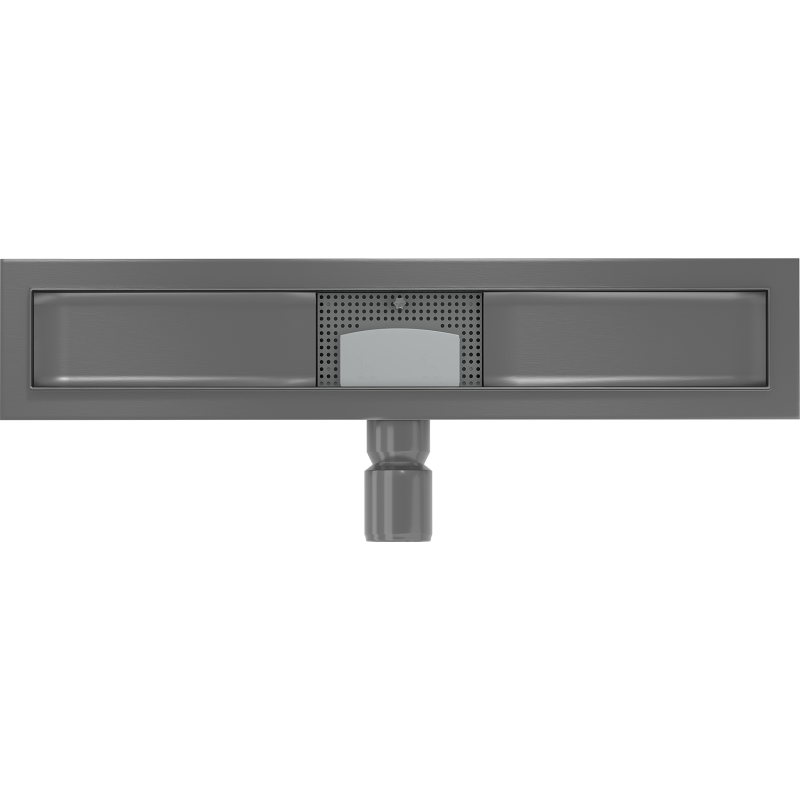 Mexen Flat tělo pro lineární odtok 60 cm, gun gray kartáčovaný - 1E15060