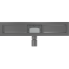 Mexen Flat tělo pro lineární odtok 60 cm, gun gray kartáčovaný - 1E15060