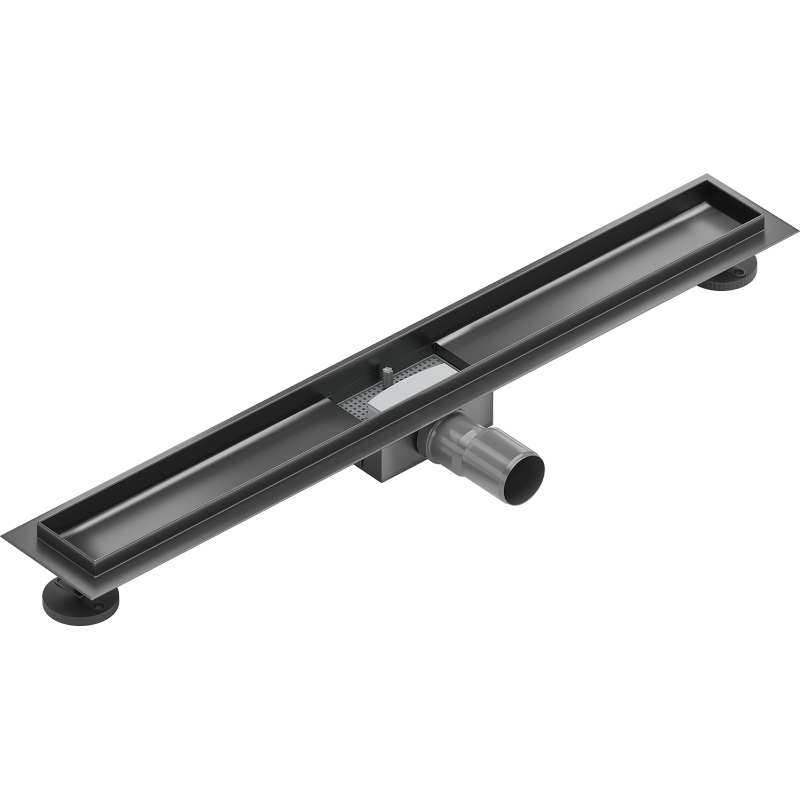 Mexen Flat těleso pro lineární odtok 70 cm, gun gray kartáčovaný - 1E15070