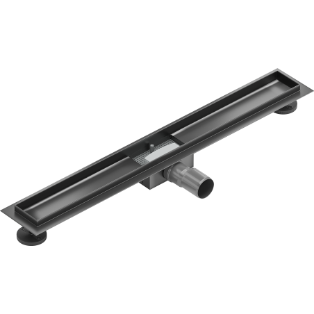 Mexen Flat tělo pro lineární odtok 80 cm, gun gray kartáčovaný - 1E15080