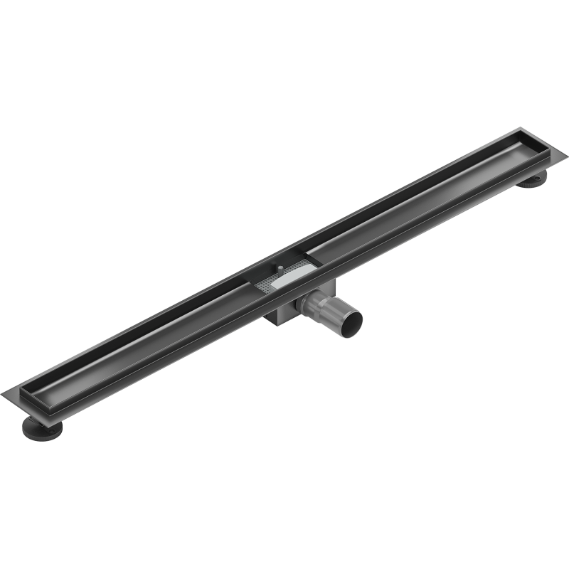 Mexen Flat korpus pro liniový odtok 100 cm, gun gray kartáčovaný - 1E15100