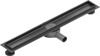 Mexen Flat 360° těleso k liniovému odtoku otočné 50 cm, kartáčovaná gun gray - 1E40050