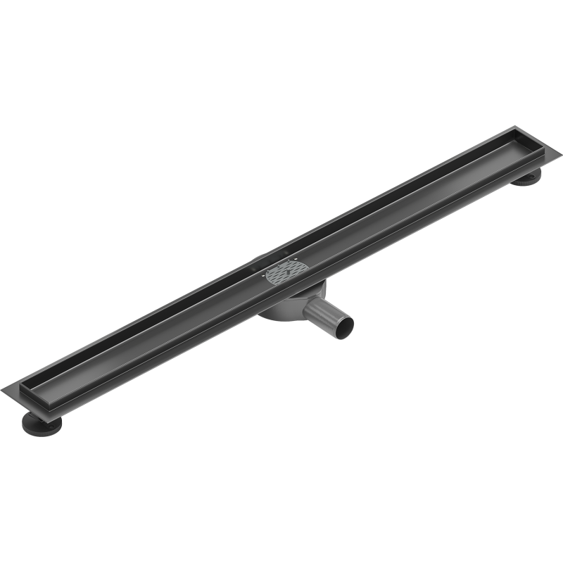 Mexen Flat 360° tělo pro lineární odtok otočné 90 cm, kartáčovaný gun gray - 1E40090