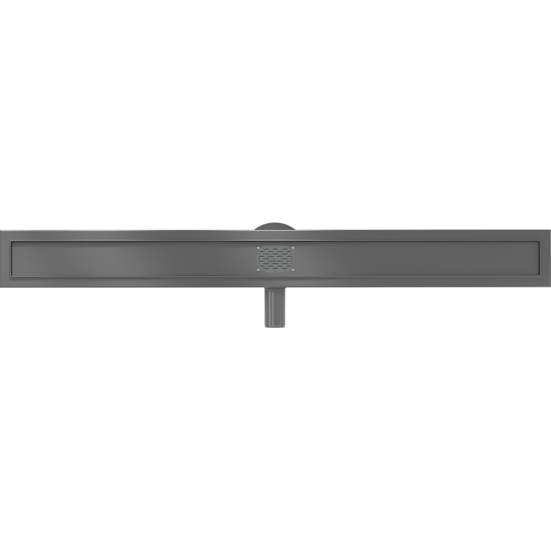 Mexen Flat 360° tělo pro lineární odtok otočné 90 cm, kartáčovaný gun gray - 1E40090