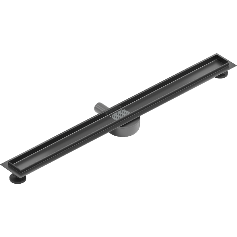 Mexen Flat 360° tělo pro lineární odtok otočné 90 cm, kartáčovaný gun gray - 1E40090