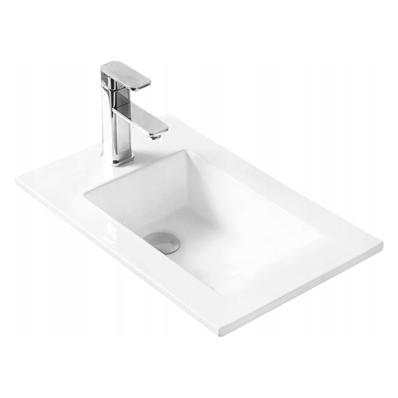 Mexen Alir umyvadlo zapuštěné v desce 34 x 55 cm, bílá - 25503400