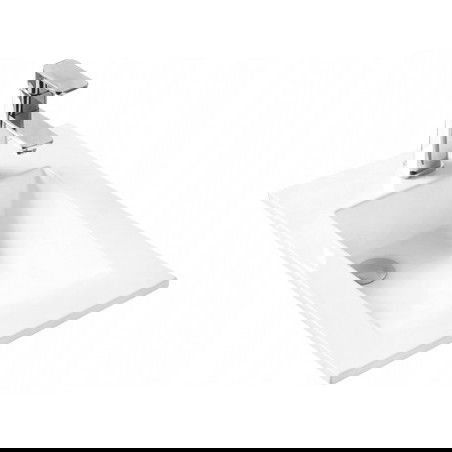 Mexen Alir umyvadlo zapuštěné v desce 34 x 55 cm, bílá - 25503400