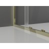 Mexen Exo-S Duo 3S sprchový kout 3stěnný posuvný 180 x 85 cm, transparentní, zlatý - 8152-180-085-50-00-3S