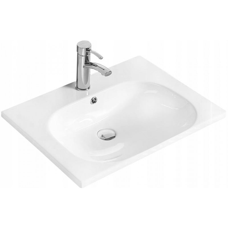 Mexen Erika umyvadlo zapuštěné do desky 60 x 47 cm, bílá - 25526000