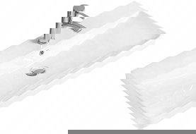 Mexen Dagna umyvadlo zapuštěné do desky 81 x 39 cm, bílá - 21998000