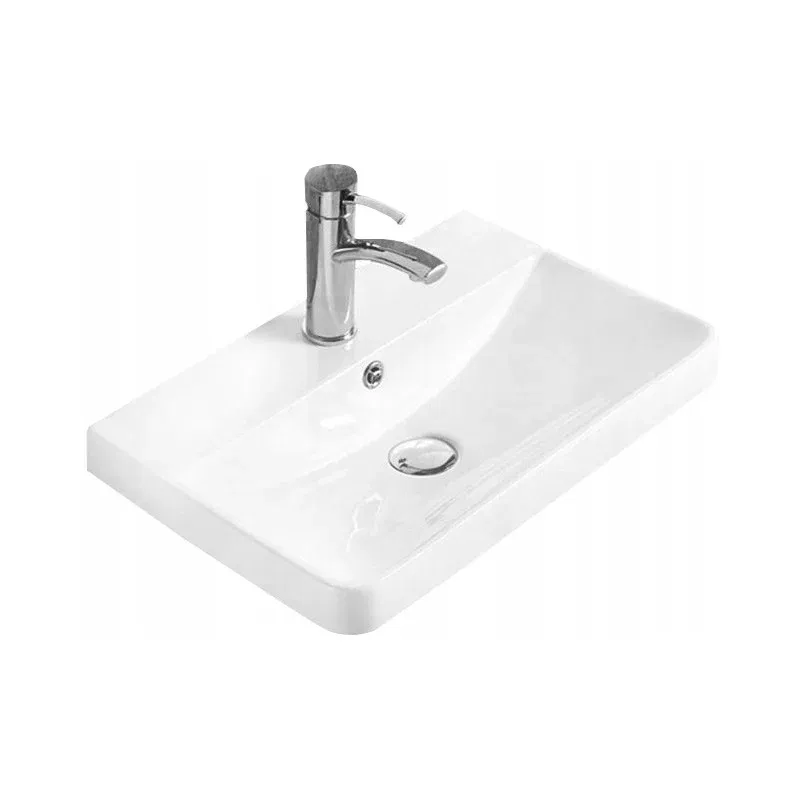 Mexen Dagna umyvadlo zapuštěné do desky 60 x 35 cm, bílá - 21996000