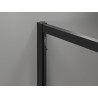 Mexen Exo-S Duo 3S sprchová kabina 3-stěnná posuvná 170 x 70 cm, transparentní, černá - 8152-170-070-70-00-3S