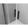 Mexen Exo-S Duo 3S sprchová kabina 3-stěnná posuvná 150 x 80 cm, transparentní, černá - 8152-150-080-70-00-3S