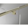 Mexen Exo-BR 3S sprchový kout 3-stranný otevírací 70 x 80 cm, transparentní, zlatý - 8181-070-080-50-00-3S